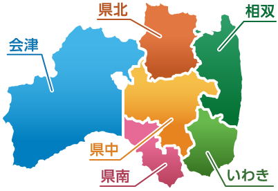 福島県マップ
